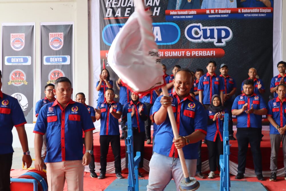 Pabersi Sumut 2025-2029 Dikukuhkan Zainuddin Lubis : Goncalwes Kibarkan Angkat Berat di Sumut