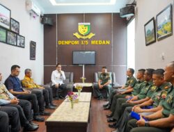 Tingkatkan Sinergisitas dan Rasa Kekeluargaan, Rico Waas Kunjungi Dandenpom I/5