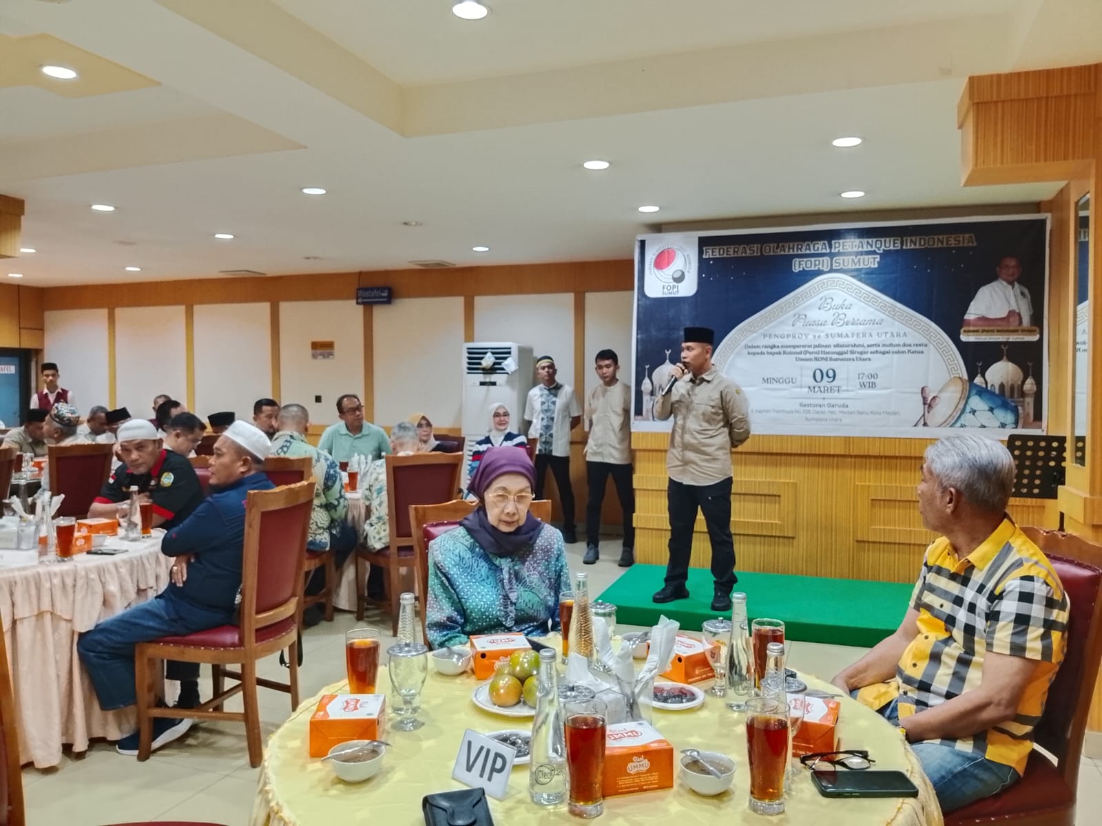 M Mahfullah Apresiasi Silaturahmi dan Bukber FOPI Sumut