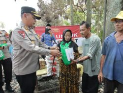 Kapolres Sergai Beri Bantuan Tali Asih dan Sembako untuk Korban Kebakaran di Perbaungan