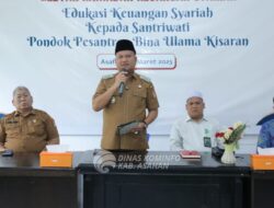 Wakil Bupati Asahan Buka Edukasi Pasar Modal Syariah di Pesantren Bina Ulama Kisaran