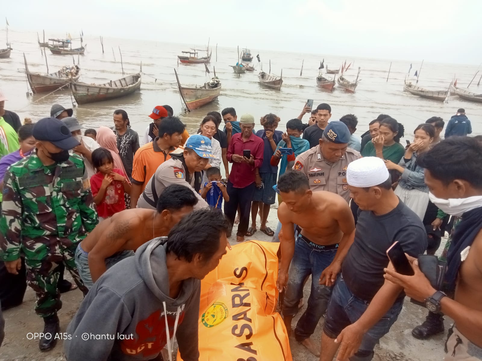 Polres Sergai Tangani Kasus Nelayan Hilang Tersambar Petir di Laut