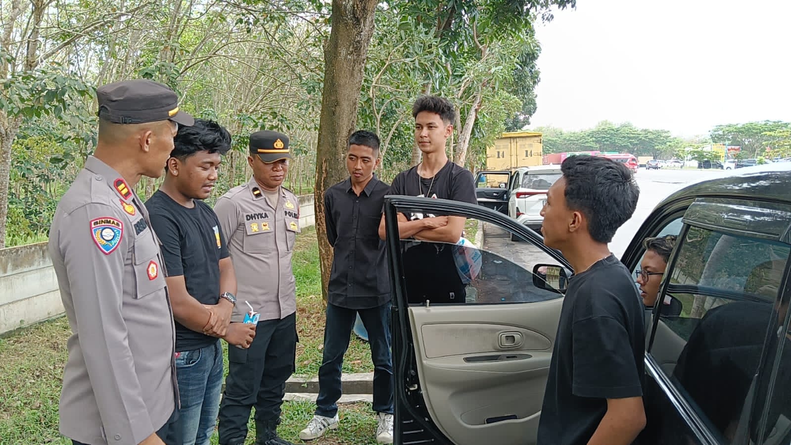 Polres Sergai Gelar Patroli di Rest Area B, Pastikan Pemudik Nyaman dan Aman