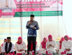 Majelis Ta’lim Muslimah Dambaan Perbaungan Gelar Pengajian dan Santunan Anak Yatim