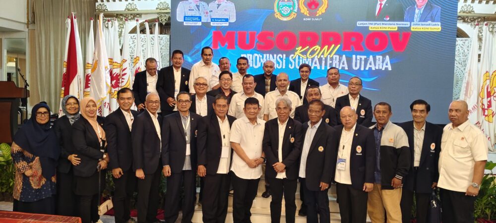 Hatunggal Resmi Pimpin KONI Sumut 2025-2029
