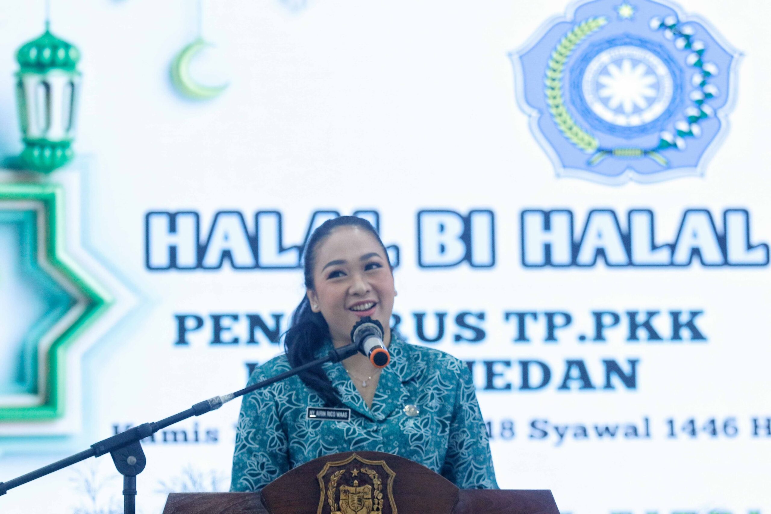 Tingkatkan Kebersamaan, Persaudaraan dan Pererat Silaturahmi, TP PKK Kota Medan Gelar Halalbihalal