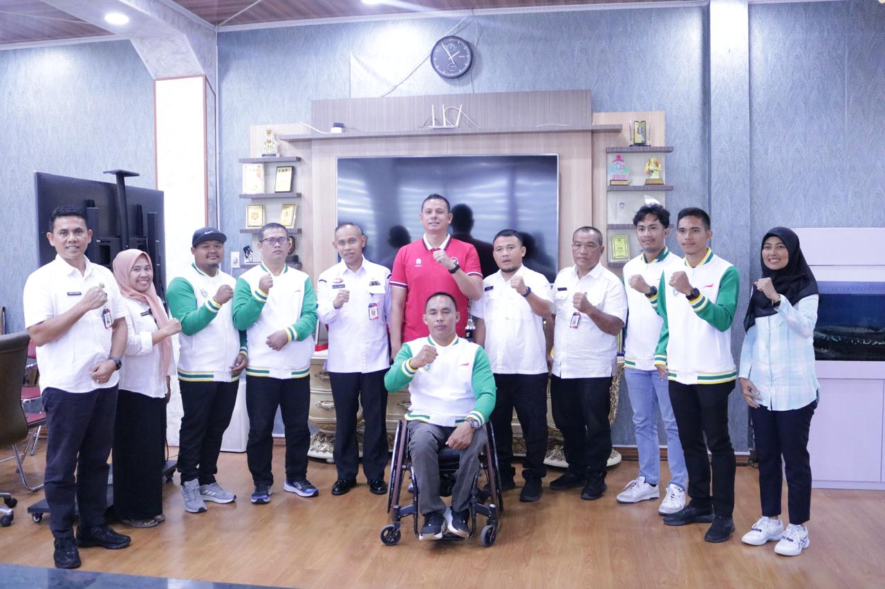 Kadisporasu Lepas Enam Atlet NPC Sumut Ikuti Pelatnas Hadapi Dua Event Internasional