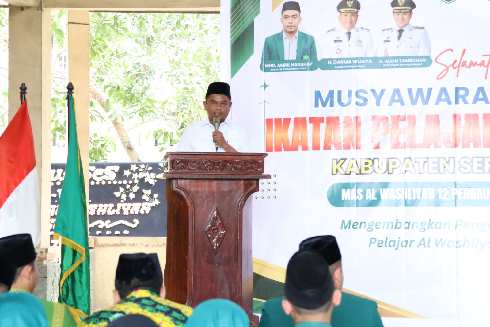 Bupati Sergai Ajak Pelajar IPA Al-Washliyah Bangun Daerah Lewat Organisasi