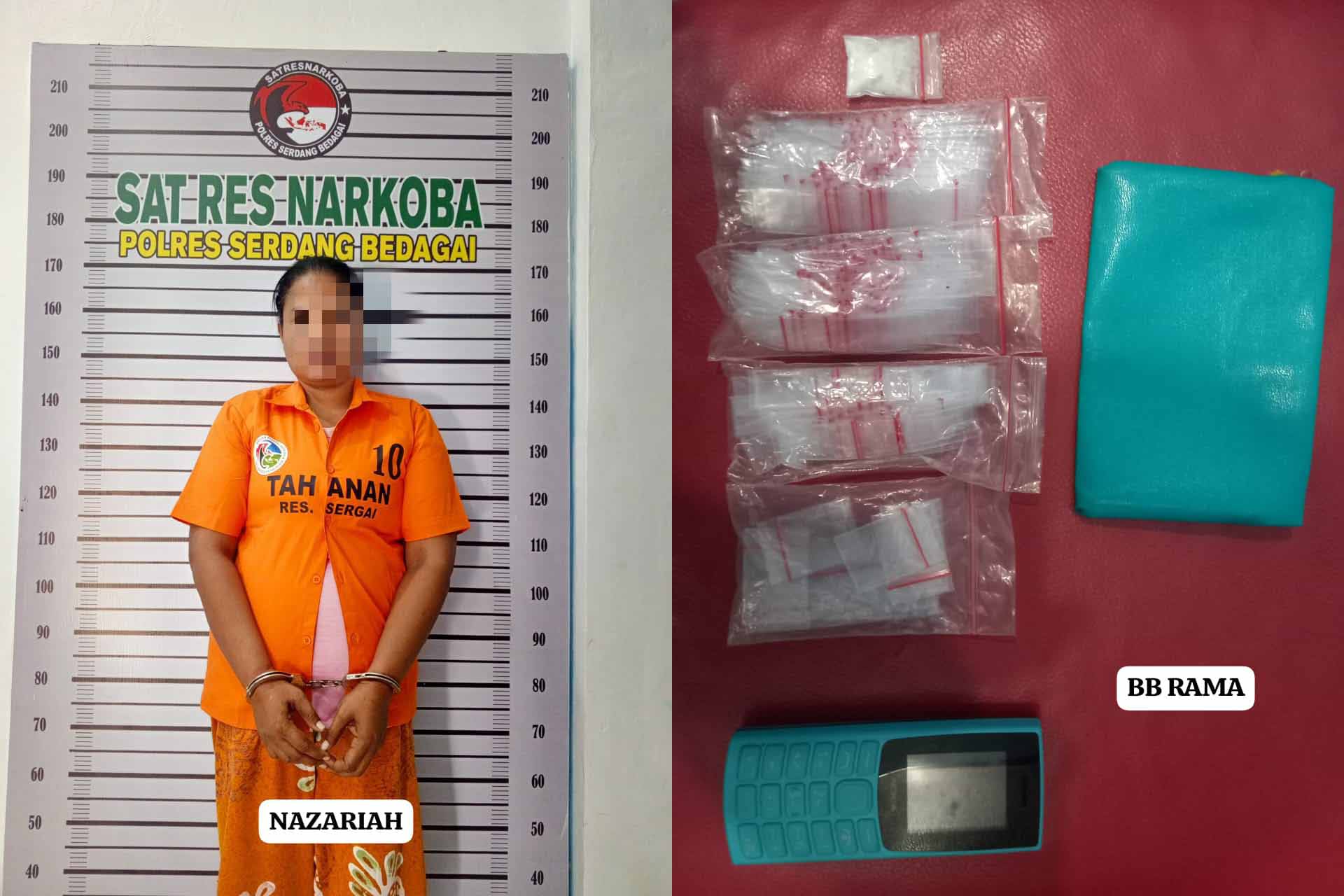 Sat Narkoba Polres Sergai Ungkap 10 Kasus Narkoba dalam Dua Pekan, 16 Tersangka Diamankan