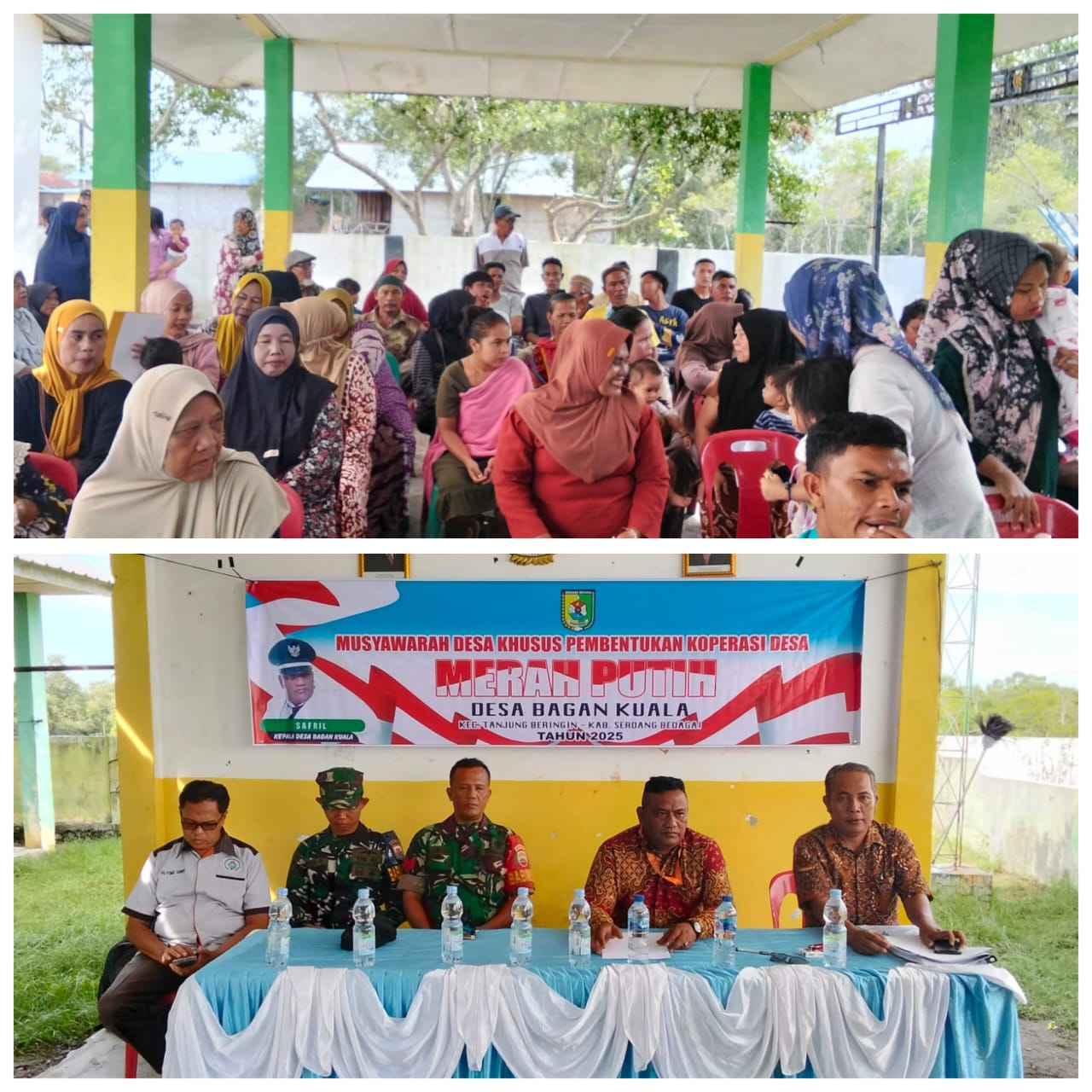Warga Bagan Kuala Pilih Pengurus Koperasi “Merah Putih” Secara Demokratis