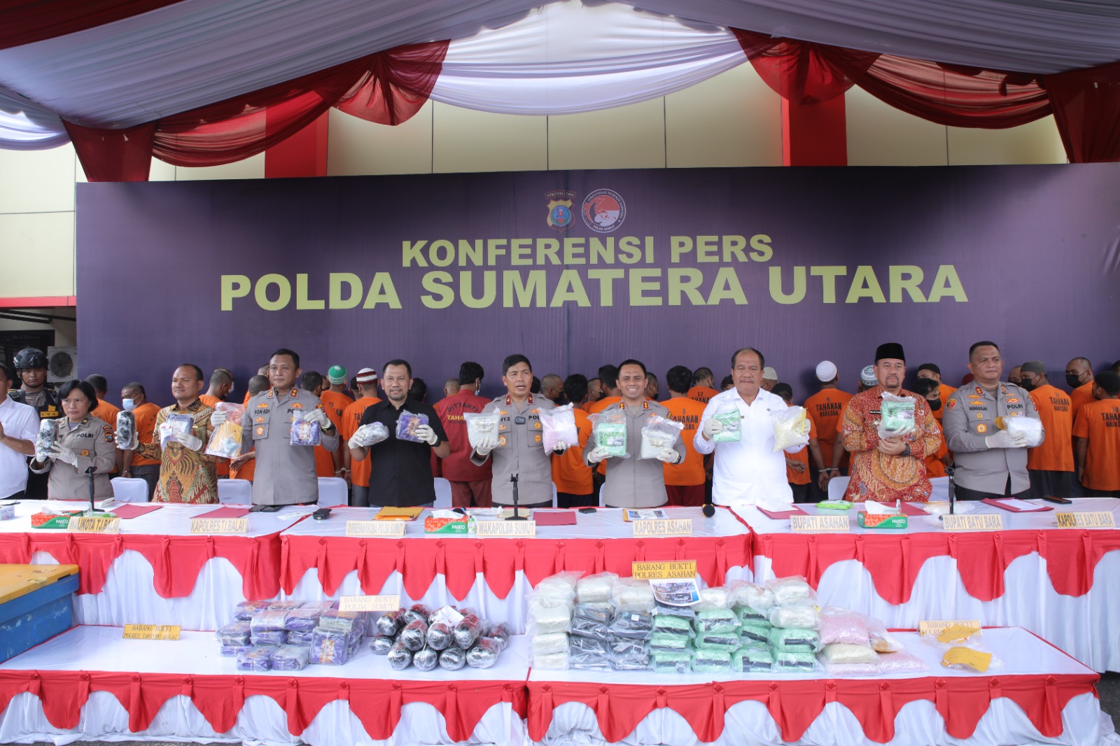 Polda Sumut dan Jajaran Tidak main - main dalam menindak Penyalahgunaan Narkoba