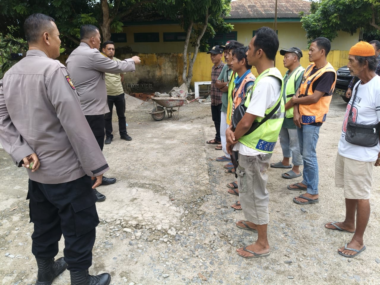 Ops Pekat Toba 2025, Polsek Dolok Masihul Amankan 7 Jukir Liar