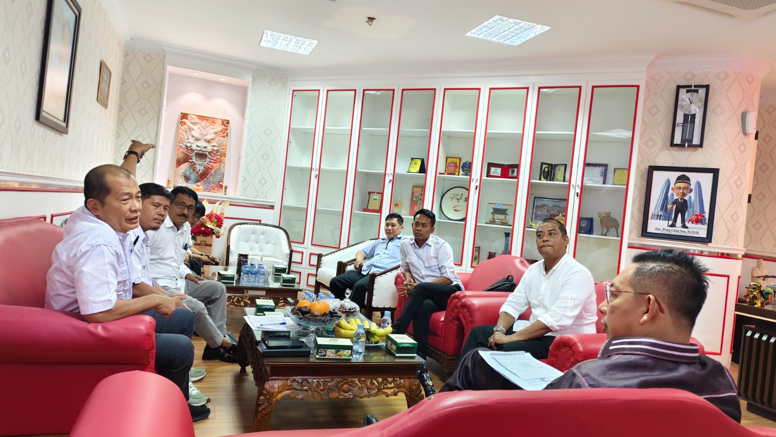 Pengurus AI Audiensi, Wong Ingin Medan Harus Memiliki Kolam Renang Standar Nasional