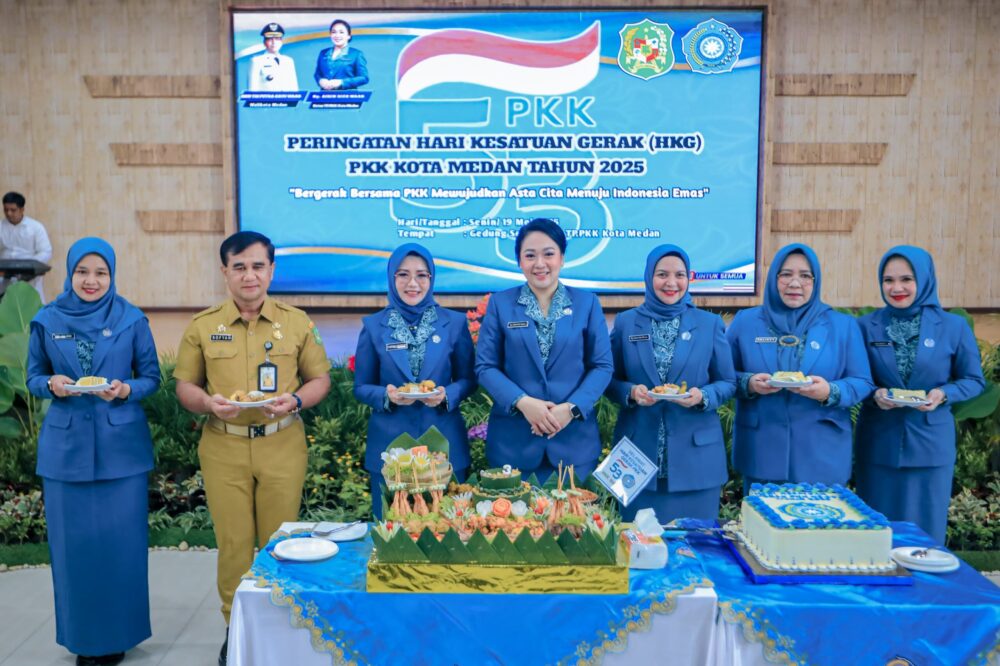 TP PKK Kota Medan Gelar Peringatan HKG PKK ke- 53