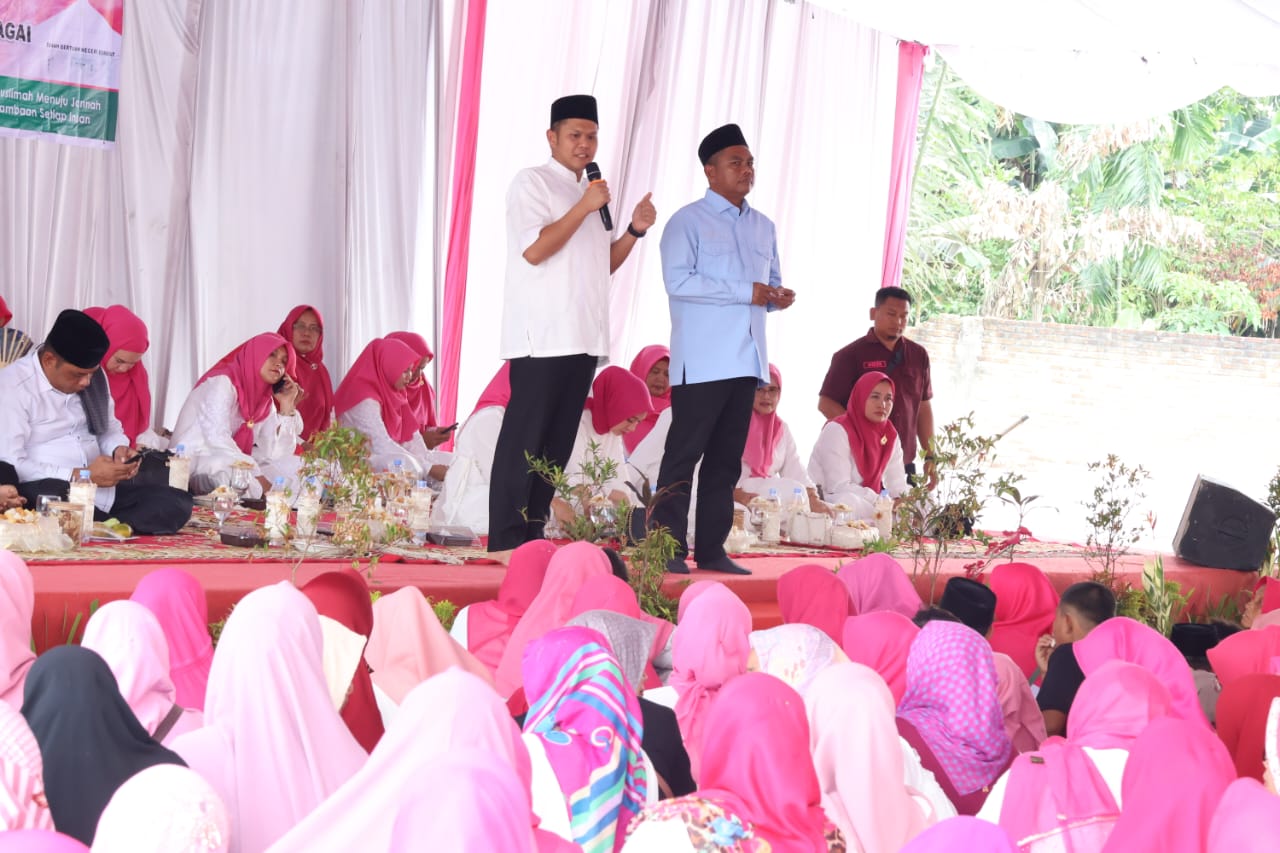 Dipengajian MTMD Sei Rampah, Bupati Sergai Minta Kaum Ibu Bimbing Generasi Muda Jauhi Narkoba dan Judol