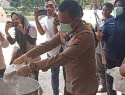 Polres Asahan melakukan Pemusnahan Barang Bukti Narkotika Hasil Tangkapan Januari sampai bulan April 2025