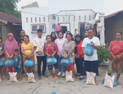 Siti Aisah Fraksi Partai Demokrat Ulurkan Bantuan Korban Puting Beliung di Desa Tebing Tinggi