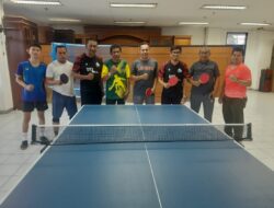 Pelatih Tenis Meja NPCI Sumut dan TM PLN Up 3 Lakukan Titian Muhibah
