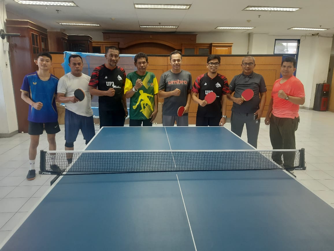 Pelatih Tenis Meja NPCI Sumut dan TM PLN Up 3 Lakukan Titian Muhibah