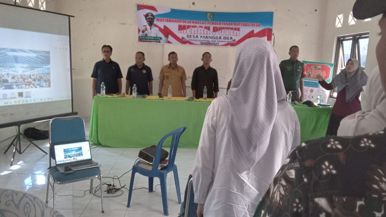 Pemdes Mangga Dua dan Sukajadi Gelar Musdesus untuk Bentuk Koperasi Merah Putih