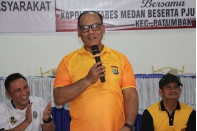Jumat Curhat di Patumbak, Kombes Pol. Dr. Gidion Minta Kepling Kenali Setiap Warganya Agar Aman