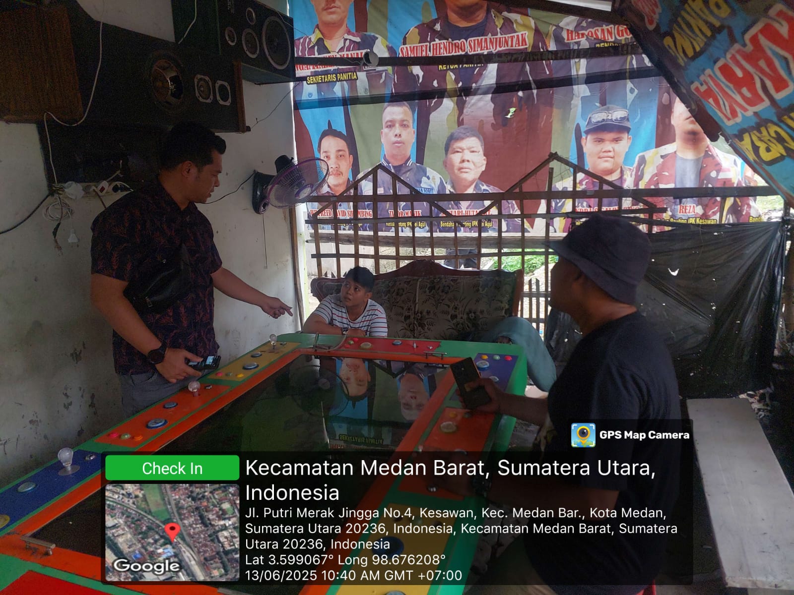 Polsek Medan Timur Tindak Lanjuti Pengaduan Masyarakat Ada Judi Tembak Ikan yang Viral di Medsos