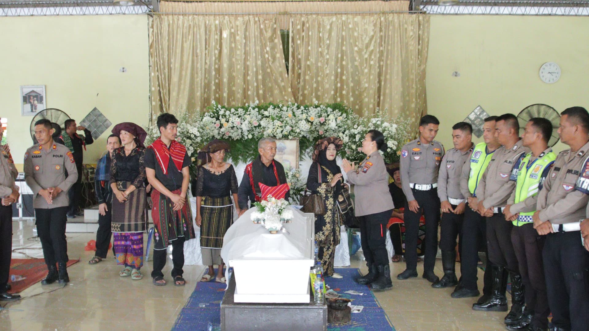 Polres Sergai Berikan Penghormatan Terakhir kepada Almarhum Aipda Syaiphulisa Sembiring