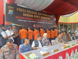Satnarkoba Polres Asahan sikat Tiga Kurir Pembawa Narkoba 50 Kg Sabu