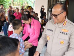 Polrestabes Medan Peduli dan Berbagi di Panti Asuhan Permata Kasih Abadi