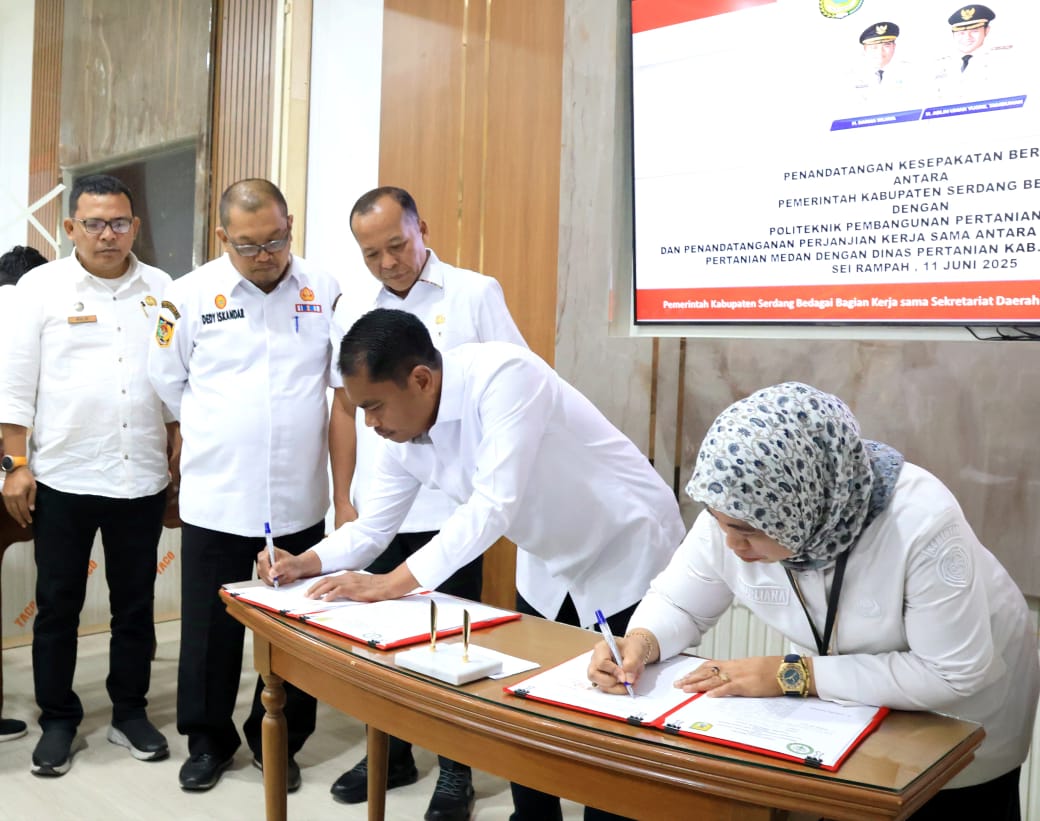 Pemkab Sergai Jalin Kerja Sama Strategis dengan Polbangtan Medan, Dorong Pertanian Inovatif dan Berkelanjutan