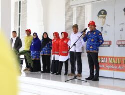 Sekda Sergai Lepas Kontingen PMI ke Jumbara V Sumut di Langkat