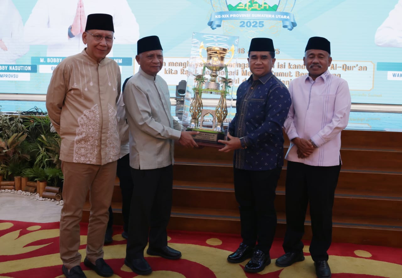 Kota Medan Juara Umum STQH Ke XIX Tingkat Provinsi Sumut
