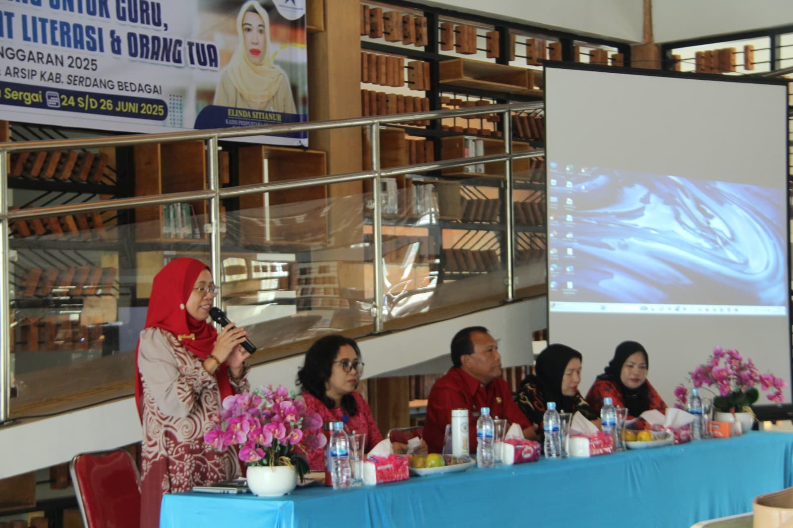 Dorong Minat Baca Anak, Disperpusip Sergai Gelar Bimtek Membaca Nyaring