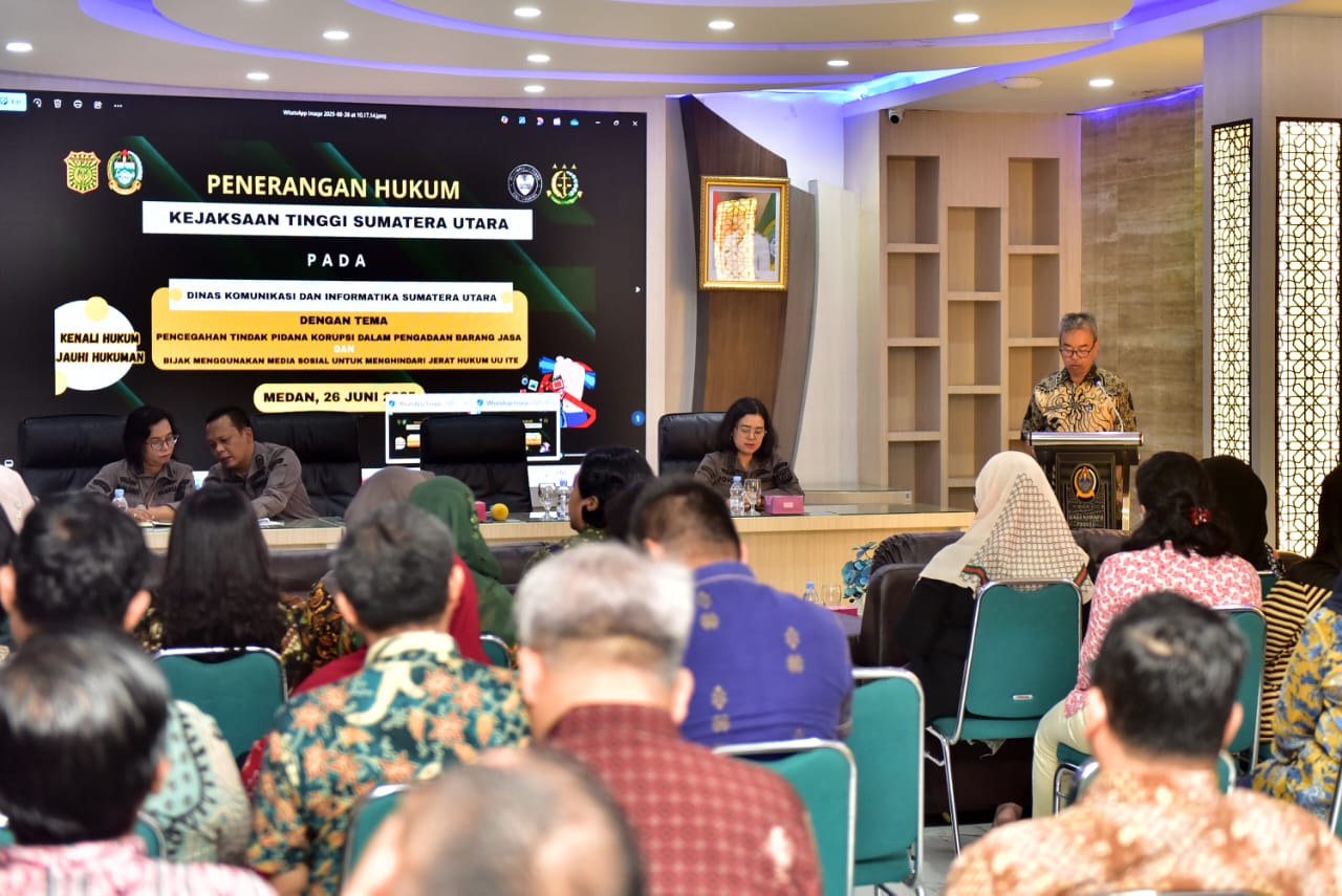 Dinas Kominfo Sumut Apresiasi Penerangan Hukum Oleh Kejatisu