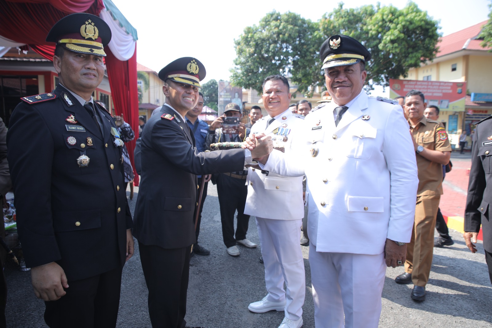 Bupati Asahan Hadir Syukuran HUT Bhayangkara ke 79