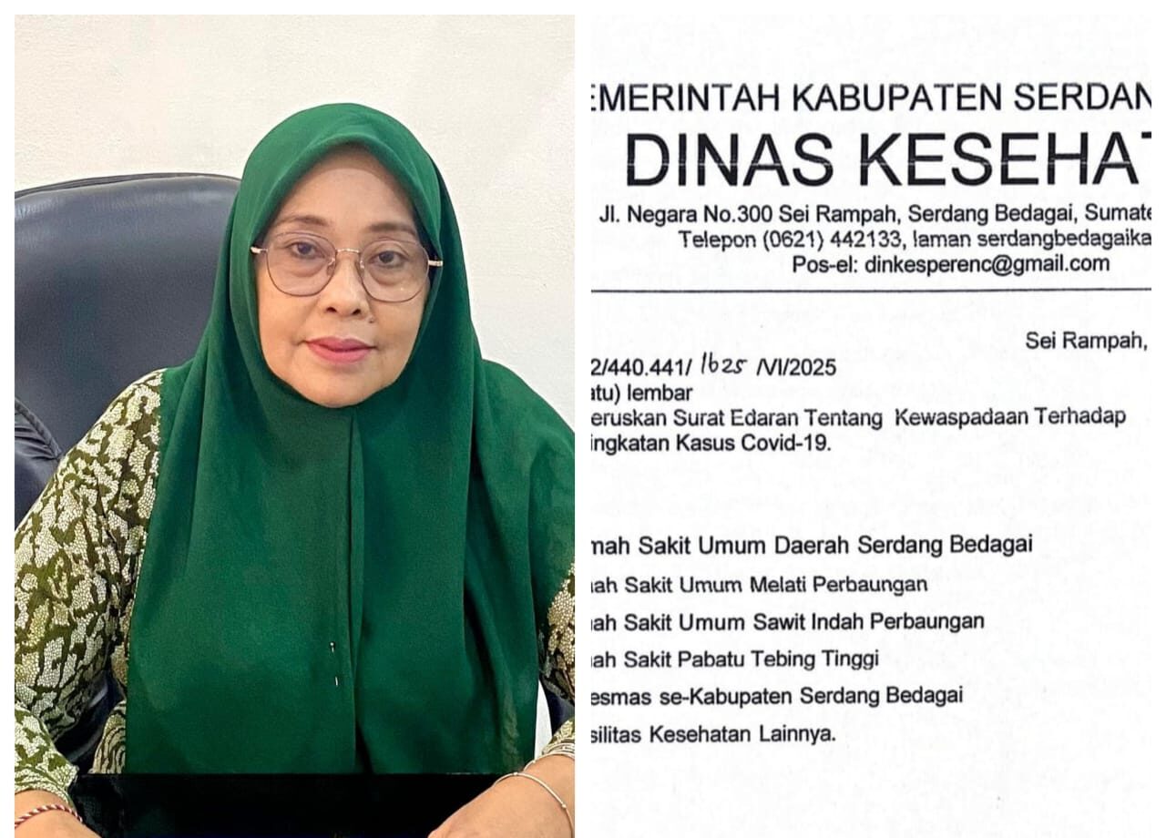 Merespon Edaran Kemenkes, Dinkes Sergai Tingkatkan Kewaspadaan Covid-19