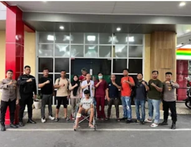 Perampok HP Polisi di Pintu Tol Bandar Selamat Tembung Ditembak