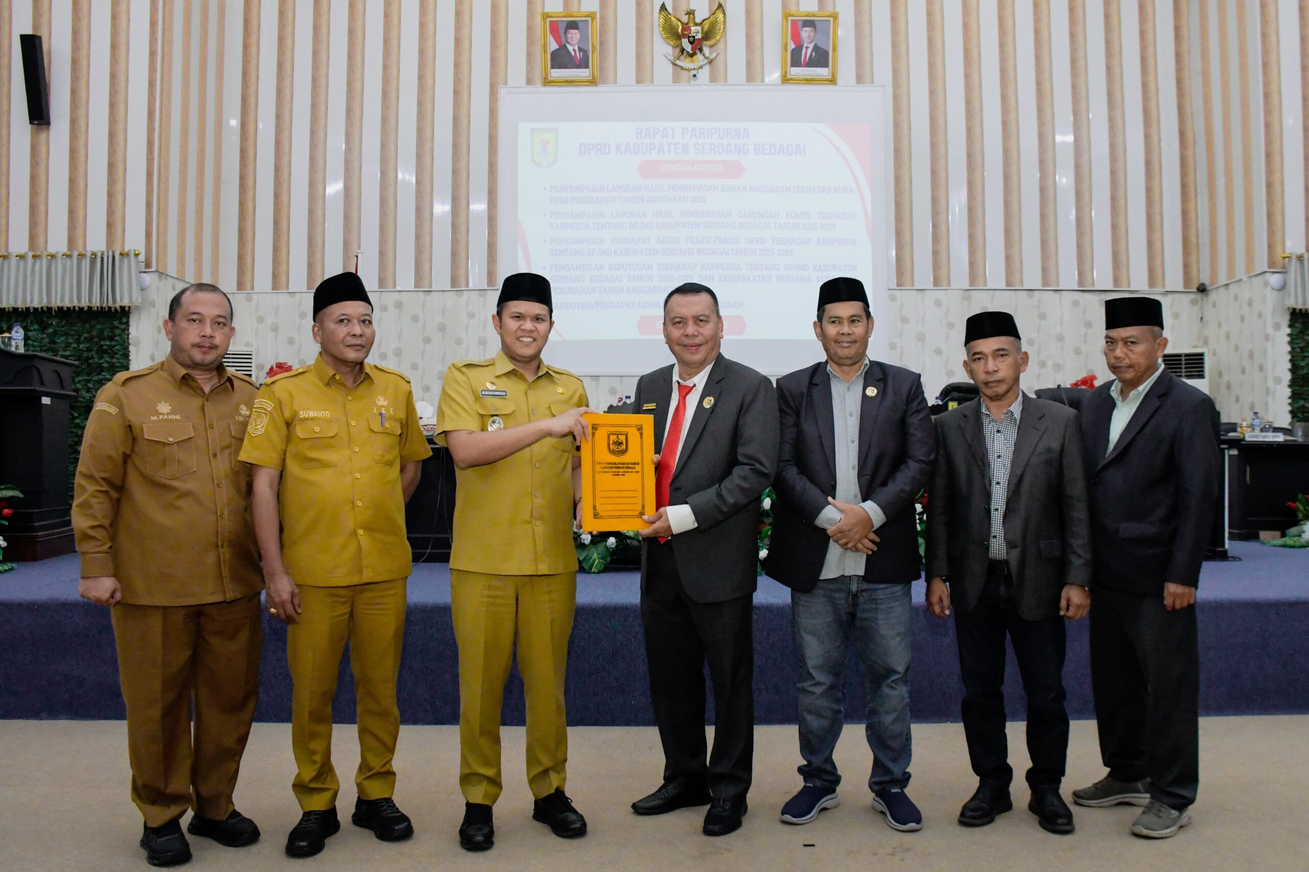 DPRD Sergai Sahkan RPJMD 2025–2029 Menjadi Perda