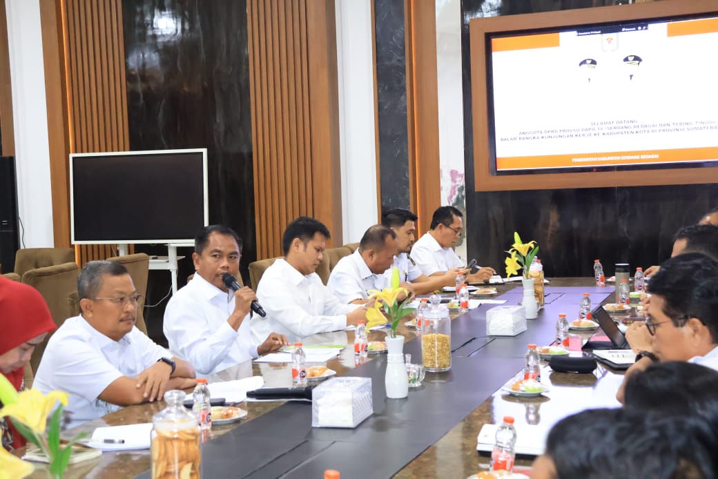 Bupati dan Wabup Sergai Terima Kunker Anggota DPRD Sumut Dapil IV, Bahas Pembangunan Jalan
