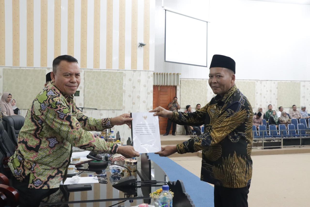 Pemkab Sergai Sampaikan Jawaban atas Pandangan Umum Fraksi DPRD Terkait Ranperda P2APBD 2024