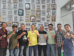 Jumat Barokah Tetap Berjalan, Ketua Pewarta Berikan Beras Pada Pengurus dan Anggota