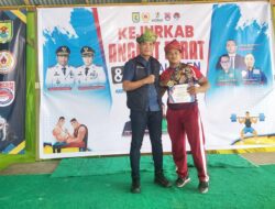 Polri Dukung Anak Yatim Piatu Asal Tanjung Beringin Sabet Juara Kejurkab Angkat Berat, Inspiratif!