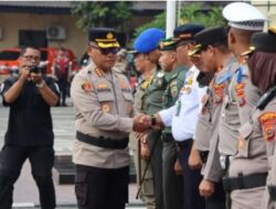 Hadapi Operasi Pekat Toba 2025, Polrestabes Medan Gelar Pasukan