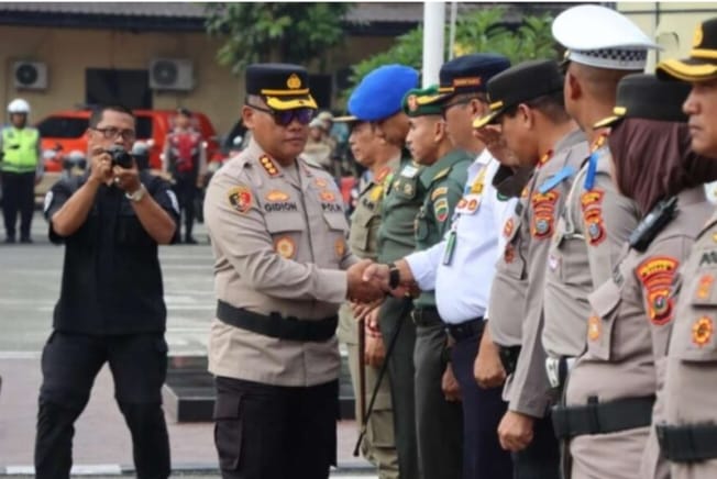 Hadapi Operasi Pekat Toba 2025, Polrestabes Medan Gelar Pasukan