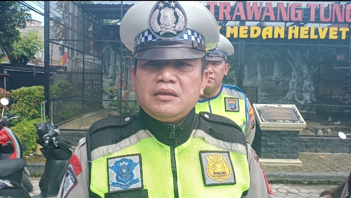 Operasi Patuh Toba 2025, Polsek Helvetia Tindak Puluhan Pengendara Melanggar Lalulintas