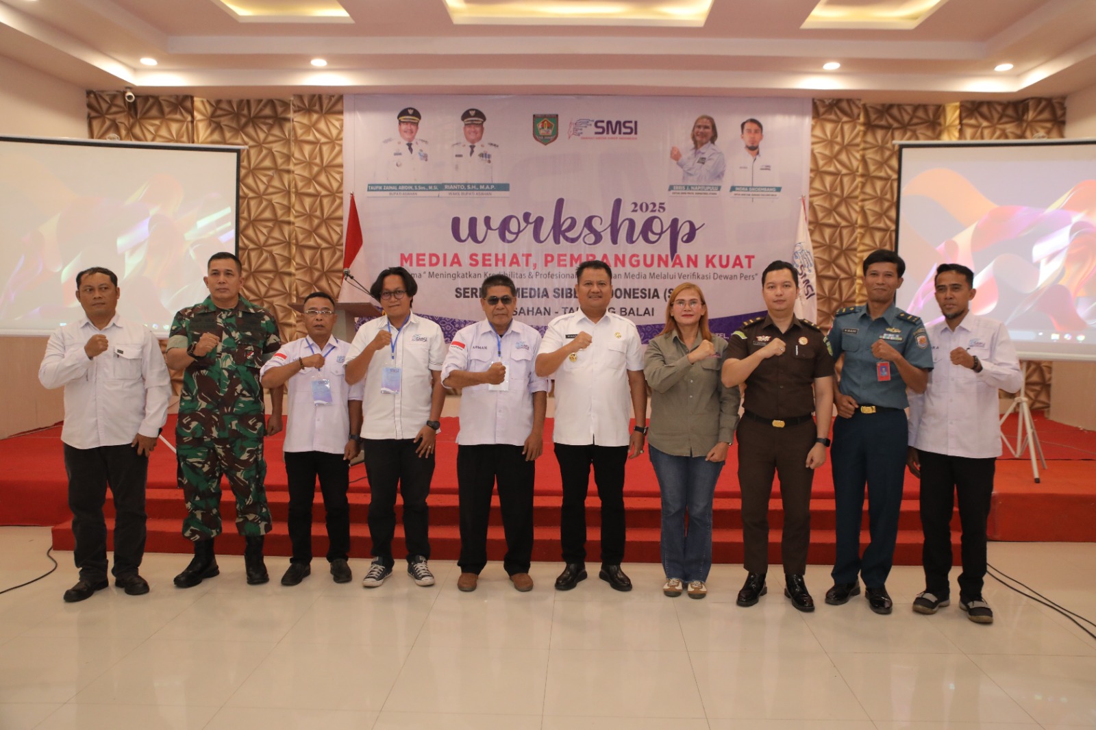 Wakil Bupati Asahan Apresiasi SMSI, Dukung Terwujudnya Media Sehat dan Profesional