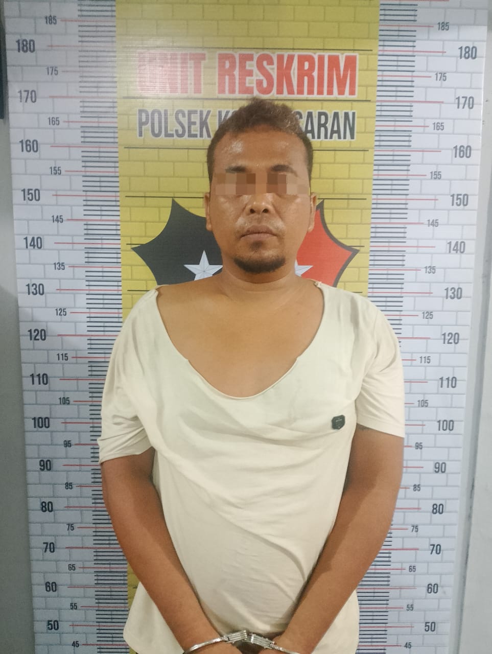 Unit Reskrim Polsek Kota Kisaran Amankan Anan Alias Kutil di Rawang Panca Arga