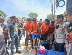 Polsek Sunggal Tanggkap Komplotan Begal Sadis Medan-Binjai, 5 Orang Positif Narkoba