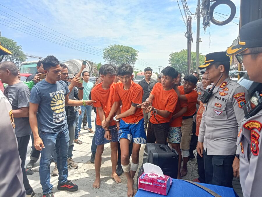 Polsek Sunggal Tanggkap Komplotan Begal Sadis Medan-Binjai, 5 Orang Positif Narkoba