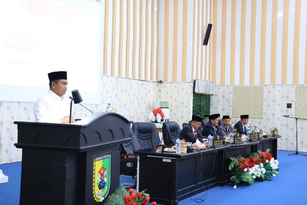 Bupati Sergai Sampaikan Tanggapan atas Pandangan Fraksi DPRD Terkait Perubahan APBD 2025